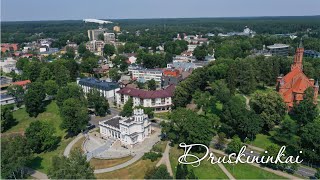 Soaring Over Druskininkai: 🇱🇹 Lithuania's Spa Town!