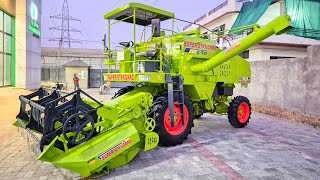 Mini Combine Harvester || Super Standard S50 Mini Combine Harvester Review