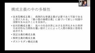 2024年度国際政治経済学第12回社会構成主義コンストラクティヴィズム