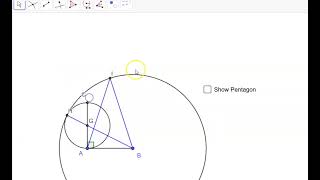 Construct Regular Pentagon On GeoGebra