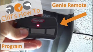 Program Genie Remote - Garage Door