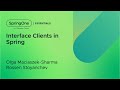 Interface Clients in Spring