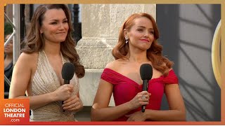 Samantha Barks and Stephanie McKeon (Disney's Frozen) interview on the Green Carpet | Olivier Awards