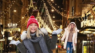 Helsinki Finland winter night walk December 2024