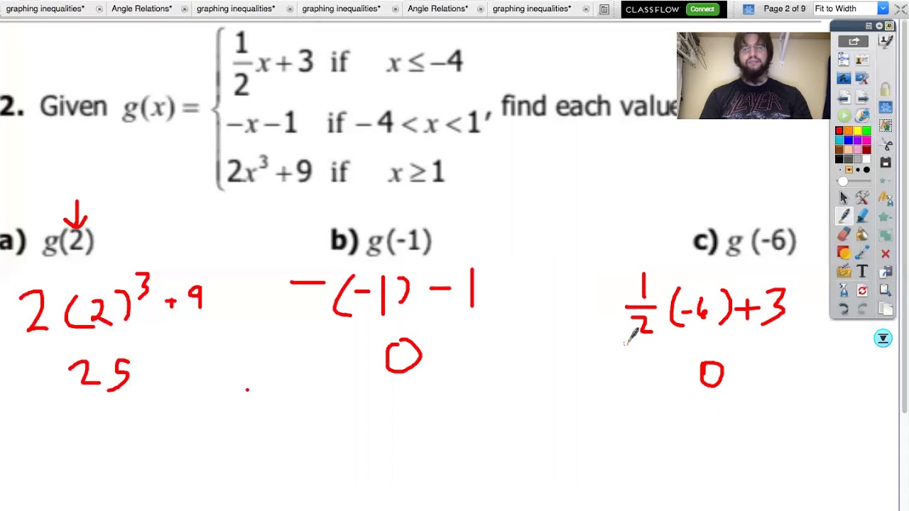 Piecewise Functions - YouTube