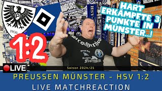 🔴LIVE: Preußen Münster - HSV | HART erkämpfte 3 Punkte in Münster ...! | Matchreaction