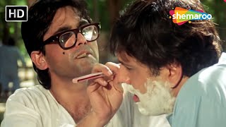 अबे आया है तो चुपचाप दाढ़ी करना... नहीं तो भगा दूंगा - Govinda Ki Comedy - Best Comedy Scenes