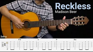 Reckless Madison Beer Fingerstyle Guitar Tutorial ...