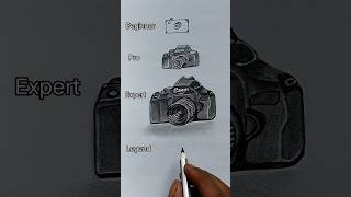 Dslr camera drawing #drawing #art #shorts #youtubeshorts