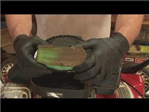 Lawn Mower Repair : How to Clean a Lawn Mower Air Filter Lawn Mower Repair : How to Clean a Lawn Mower Air Filter