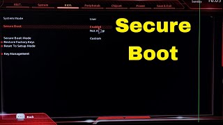 How to enable Secure Boot in GIGABYTE B450m Motherboard