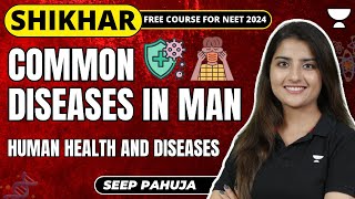 Common Diseases in Man | Human Health and Diseases | NEET 2024 | Seep Pahuja