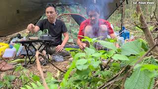 camping nướng cá ăn nơi hoang dã 30 ngày lê Toàn Food