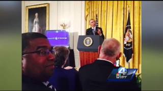 Upstate superintendent visits White House