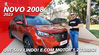 EXCLUSIVO! NOVO PEUGEOT 2008 1.2 TURBO 2023 - O RENEGADE QUE SE CUIDE!