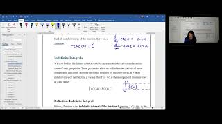 OpenStax 4.10 The Antiderivative and the Indefinite Integral