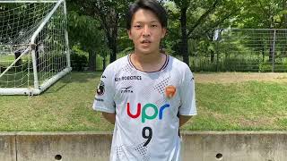 2022JCYU 18 レノファ山口 9番 上村選手 試合後インタビュー