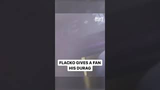 #AsapRocky gave a fan his durag because he said his hair “ugly” right now 😂💯