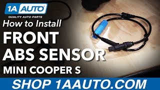 How to Install Front ABS Sensor on a 2002-08 Mini Cooper