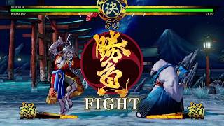 サムライスピリッツ　千両狂死郎ＶＳ橘右京　ＣＰＵ８回戦