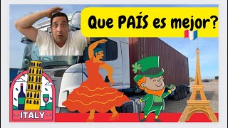 🚛Ser Chofer de Camion en Europa // Que pais es mejor ?🇪🇸 🇫🇷 🇮🇪🤷‍♂️