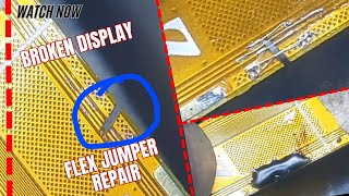 Broken Display Flex Jumper Repair / display Flex Repair #mobilerepairingreels #displayjumperrepair