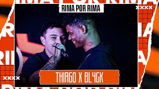 THIAGO X BL4CK (BA) | RIMA POR RIMA | BATALHA DA ALDEIA