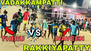 PERIYAVADAKKAMPATTI 🆚 RAKKIYAPATTY VOLLEYBALL MATCH ❗ SALEMSPIKERSV ❗ THINNAPATTI TORNAMENT 15K