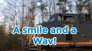 A couple of CSX northbound trains keep the rails polished!