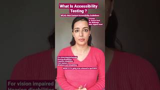 What Is Accessibility Testing? How To Do It? #testing #testers #softwaretesting