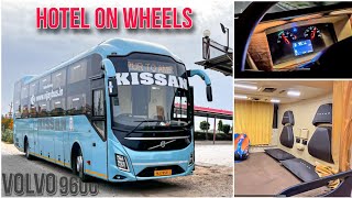 Amritsar to Jaipur VOLVO 9600 Sleeper Bus journey  | Luxurious Sleeper VOLVO Bus Journey Vlog