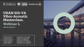 UKAN SIG-VA Vibro-Acoustics Masterclass in vibroacoustics Webinar 2 – Structure-borne Sources