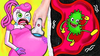 Why does Mommy Long Legs have stomach ulcers? - Stop Motion Paper | Yul Việt Nam
