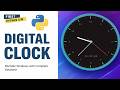 How to Make a Digital Clock in Python | Simple Python Project #python #coding