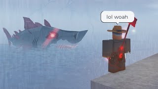 Catching The New RAREST Megalodon Variant In FISCH Roblox