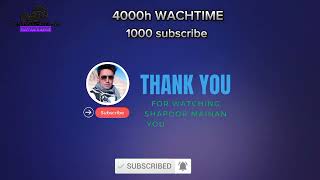 1000 subscribe سبسکرایب هزار شد تشکر از دوستانی که حمایت کردند