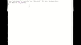 raw_input function in Python