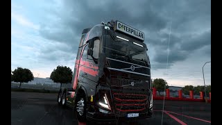 079/07/0109/2022 RODONITCHO MODS ETS2 1.45.0.45S BIG LIGHTBOX VOLVO FH5 2020 CATERPILLAR 1.0 1.45