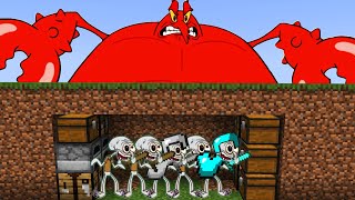 Larry Hunter VS 5 Insane Squidward Speedrunners