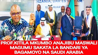 #LIVE MAHOJIANO NA PROF.KITILA MKUMBO SAKATA LA BANDARI YA BAGAMOYO KUTAIFISHWA NA SAUDI ARABIA.