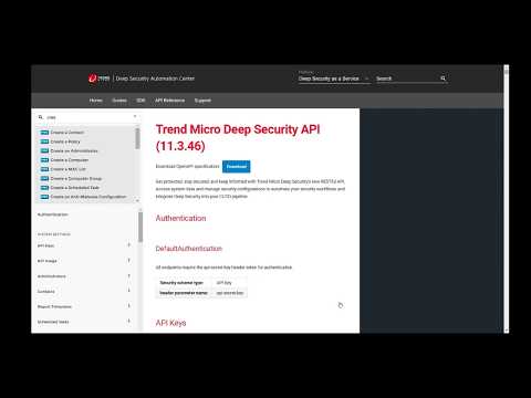 Trend Micro Deep Security Automation Center