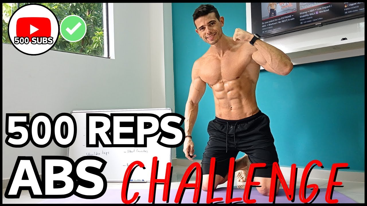 Special 500 Reps Abs Challenge Intense Workout рџ ґfor Reaching 500 Subs
