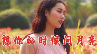 女歌手一首情歌《想你的时候问月亮》句句痴情，流泪听了一整天！