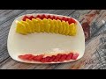 beautiful fruit slicing with pineapple for the new year