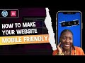 How To Make Your Website Mobile Friendly Using Elementor