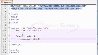 JavaScript Video Tutorial -11/40. Global Local Variables