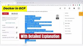 Using Docker container in Google Cloud Platform (GCP) | GCP Lab with Detailed Explanation