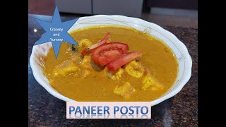 Paneer Posto • Paneer Poppy Seeds • Dr Papori Barooah