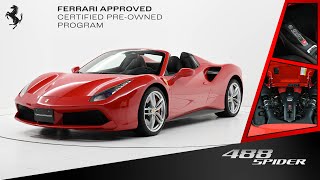 Ferrari 488 Spider 2017MY 認定中古車 エンジン音あり（車体末尾番号：978）