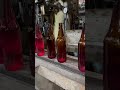 Amazing black glass bottle manufacturing #shorts